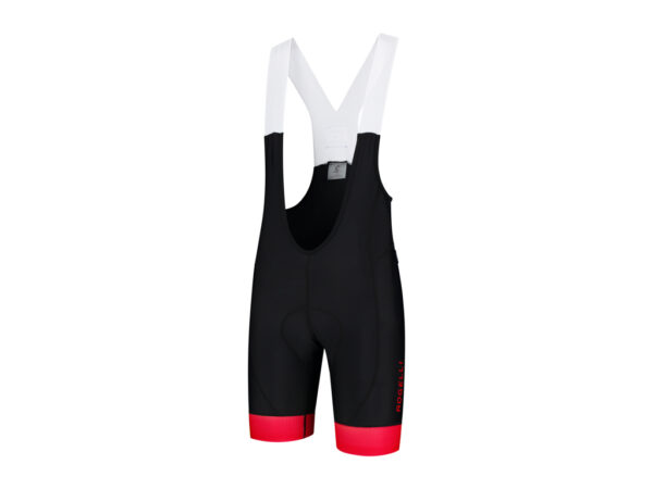 Rogelli Flex - Cykelbuks - Comfort pude - Sort/Rød - Str. 2XL