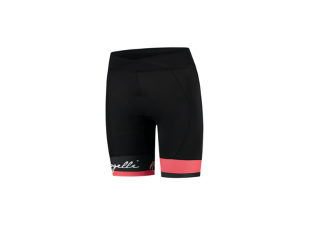 Rogelli Select Cykelshorts til Kvinder - Sort/Coral Str. XS