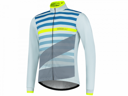 Rogelli Stripe Vinterjakke, Grey/Fluor, XL