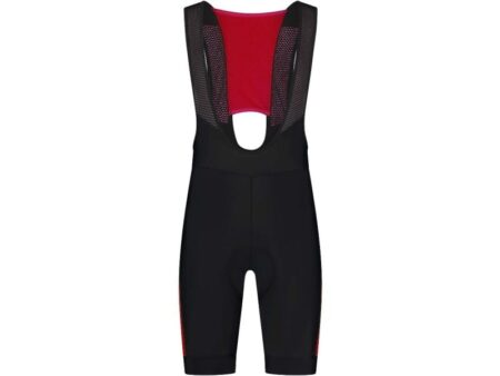 Rogelli Tyro Bib Cykelshorts, Black/Red, 3XL