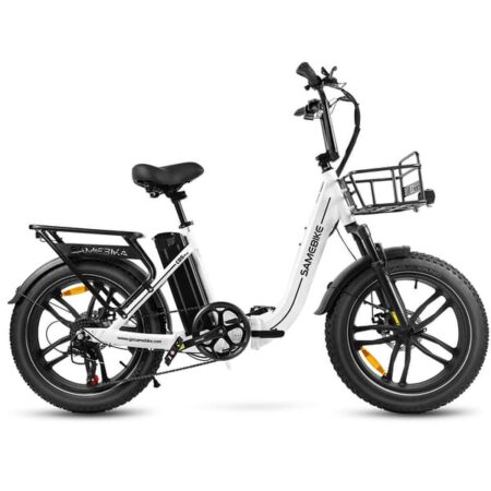 SAMEBIKE C05 PRO 2026 folde elcykel til voksne, 500W motor, 36V 13Ah aftageligt batteri og 20×4,0 tommer fedtdæk