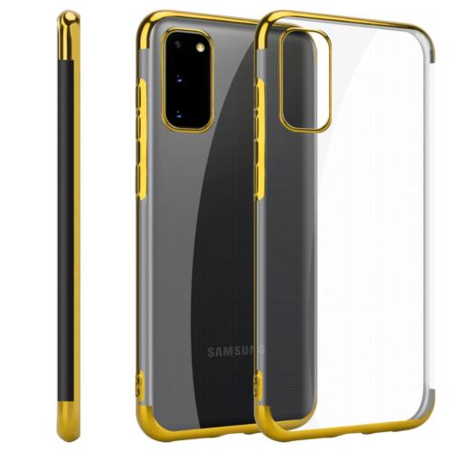SAMSUNG Galaxy S20 (6.2") Metallic TPU Phone Case Cover (Gold)