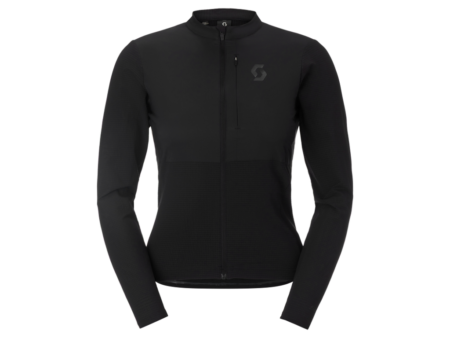 SCOTT Endurance Warm cykeltrøje lange ærmer sort dame