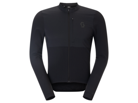 SCOTT Endurance Warm cykeltrøje lange ærmer sort herre