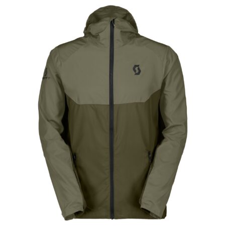 SCOTT Explorair Light Windbreaker cykeljakke hay green/fir green herre