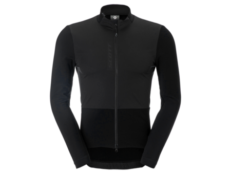 SCOTT Pro Warm Wind Breaker cykeltrøje lange ærmer sort herre