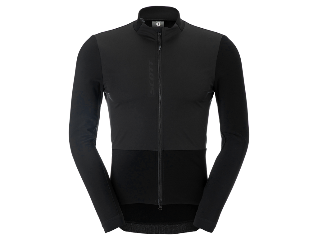 SCOTT Pro Warm Wind Breaker cykeltrøje lange ærmer sort herre SCOTT Pro Warm Wind Breaker cykeltrøje lange ærmer sort herre
