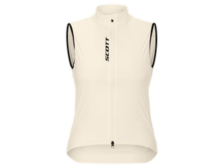 SCOTT Pro Windbreaker Vest - Cykelvest - Dame - Hvid - Str. XS