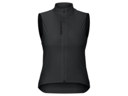 SCOTT Pro Windbreaker Vest - Cykelvest - Dame - Sort - Str. L