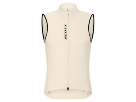 SCOTT Pro Windbreaker Vest - Cykelvest - Herre - Hvid - Str. L