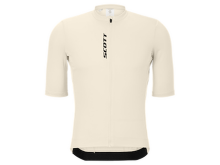 SCOTT Pro cykeltrøje korte ærmer hvid herre