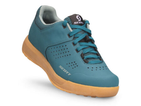 SCOTT SHR-Alp - MTB Cykelsko - Dame - Flat Petrol Blue/Mint - Str. 39