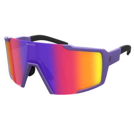 SCOTT Shield Cykelbriller Lilla/Teal Chrome