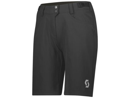 SCOTT Trail Flow cykelshorts sort dame (Shorts størrelse: X-Small)