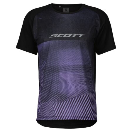 SCOTT Trail Tuned kortærmet cykeltrøje swish purple/black herre