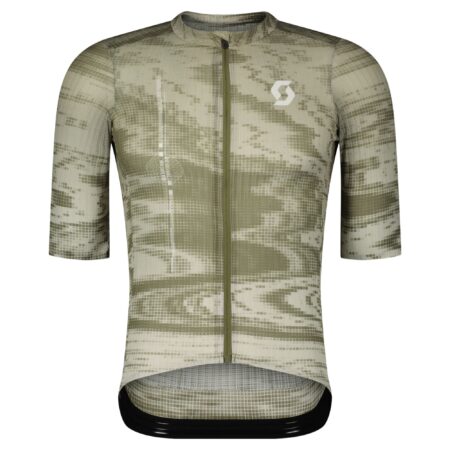 SCOTT ULTD. SL kortærmet cykeltrøje cotton white/hay green herre