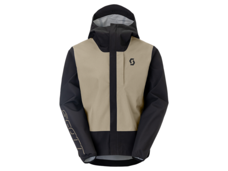 SCOTT Vertic 2.5L Waterproof Jacket - Cykeljakke - Herre - Sort/Portobello Beige - Str. 2XL