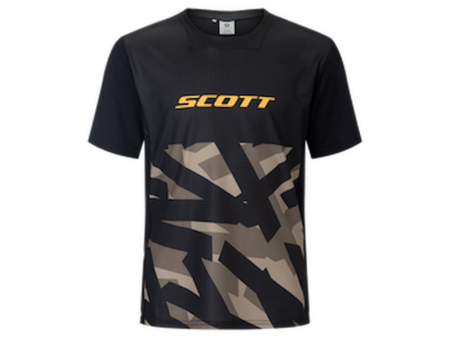 SCOTT Vertic Delta Jr Tee - Cykeltrøje - Korte ærmer - Børn/Junior - Sort - Str. S (128)