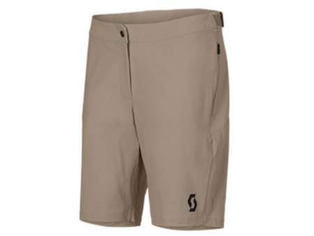 SCOTT Vertic LT cykelshorts m/pude beige dame