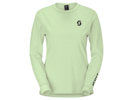 SCOTT Vertic Pro Mid LS Tee - Cykeltrøje - Lange ærmer - Dame - Vapour Green - Str. XL
