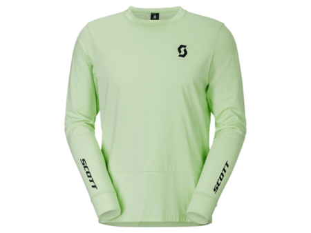 SCOTT Vertic Pro Mid LS Tee - Cykeltrøje - Lange ærmer - Herre - Vapour Green - Str. XL