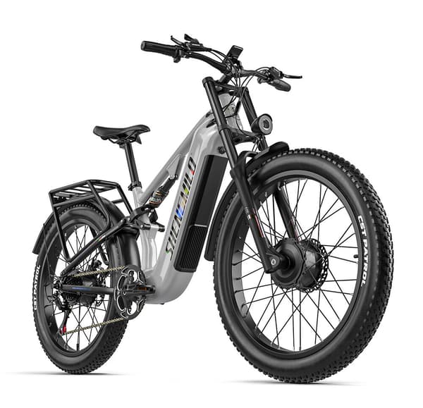 SHENGMILO S600 PRO Elektrisk mountainbike - 48V 25AH batteri, 90 km rækkevidde, stel i aluminium, 26x3.0 dæk - En kraftfuld elcykel til fritids- og privatkørsel. SHENGMILO S600 PRO Elektrisk mountainbike - 48V 25AH batteri, 90 km rækkevidde, stel i aluminium, 26x3.0 dæk - En kraftfuld elcykel til fritids- og privatkørsel.