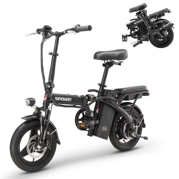 SINOHON M3 Elektrisk Foldemotorcykel - Motor 500W - Batteri 36V 10.4Ah - Rækkevidde 40km - Dæk 14×2.125 - Skivebremser SINOHON M3 Elektrisk Foldemotorcykel - Motor 500W - Batteri 36V 10.4Ah - Rækkevidde 40km - Dæk 14×2.125 - Skivebremser