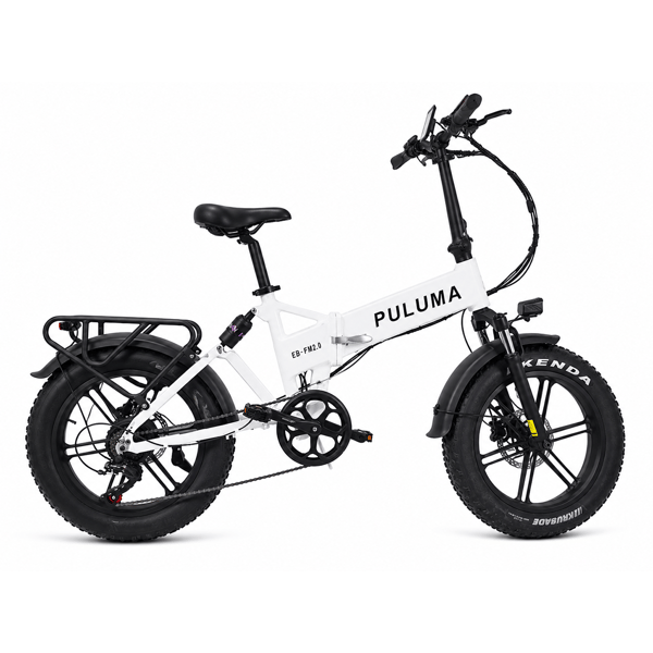 Sammenklappelig Elcykel PULUMA EB FM-2.0 Fat Tire 48V 15Ah, Hvid Sammenklappelig Elcykel PULUMA EB FM-2.0 Fat Tire 48V 15Ah, Hvid