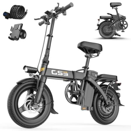 Sammenklappelig Elcykel Toofly GS3, Sort