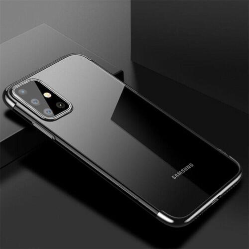 Samsung Galaxy A20e SM-A202F TOUGH Gel Phone Case Cover + Tempered Glass (Black)