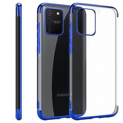 Samsung Galaxy Note 10 Lite (6... Silicone Bling Shockproof Phone Case Cover (Blue)
