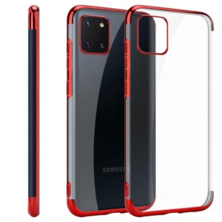 Samsung Galaxy Note 10 Lite (6... Silicone Bling Shockproof Phone Case Cover(Red)