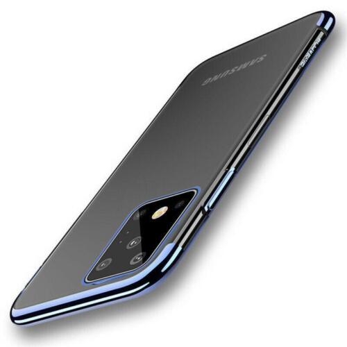 Samsung Galaxy S10 Lite (6.7") Silicon Tough Phone Case Cover (Blue)