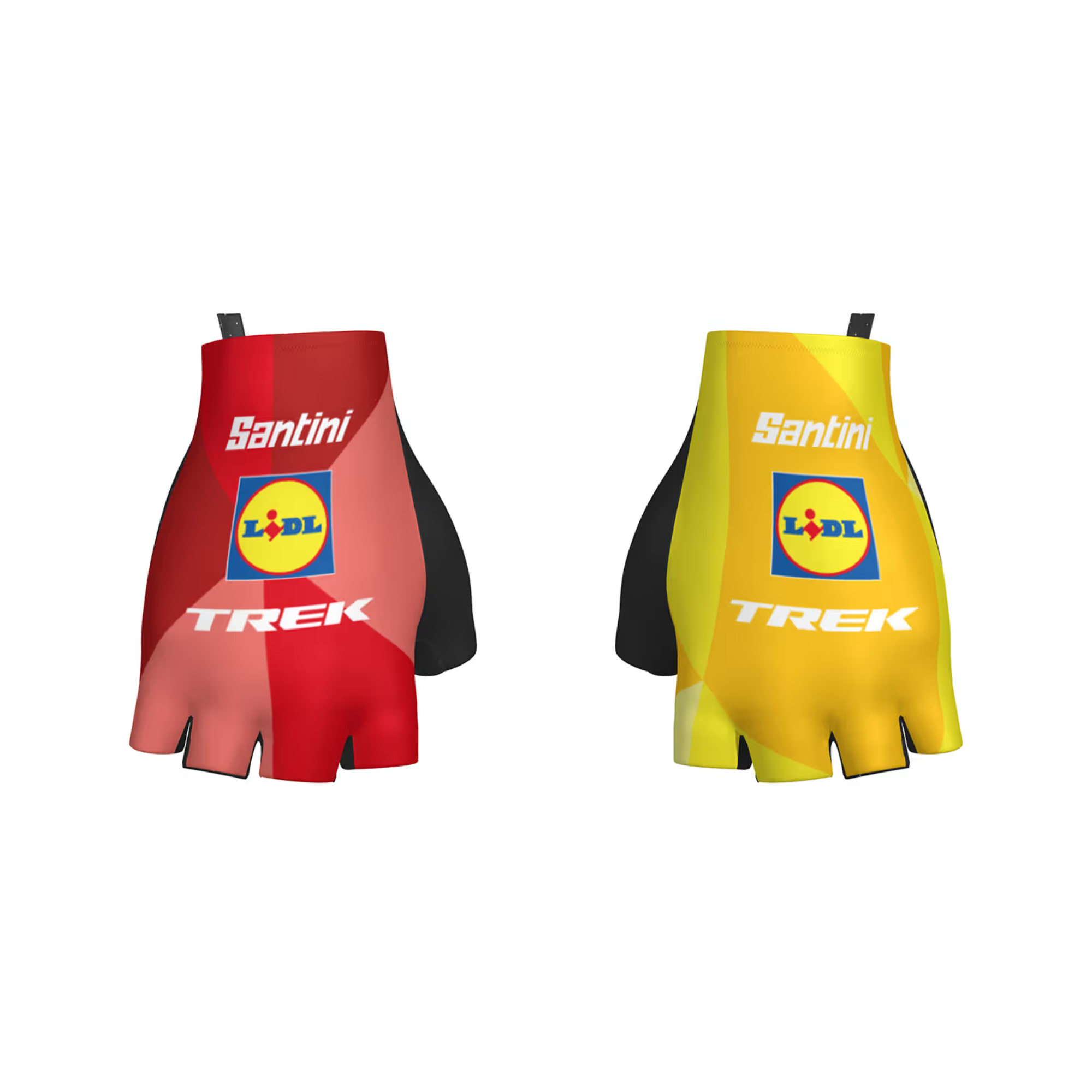 Santini Lidl-Trek Team unisex-cykelhandsker - Dark Blue/Yellow - XL - Cykeltilbehør Santini Lidl-Trek Team unisex-cykelhandsker - Dark Blue/Yellow - XL - Cykeltilbehør