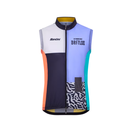 Santini Trek Driftless Team Replica cykelvest - Dark Blue - M - Cykeltilbehør