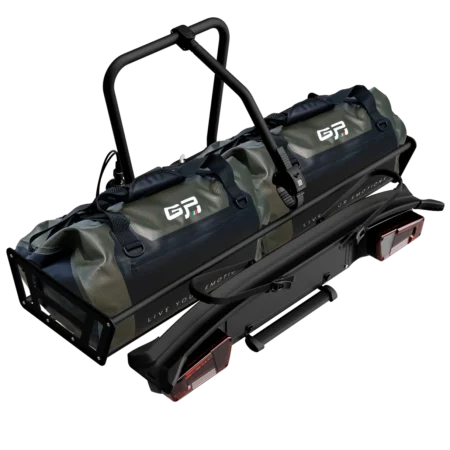 Saturn base + Pandorakurv + 2 Mimas duffeltasker + cykelhold