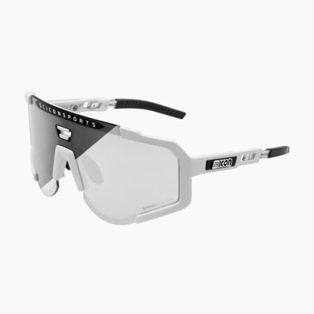 Scicon Aeroscope cykelbriller White Gloss Photochromic Silver