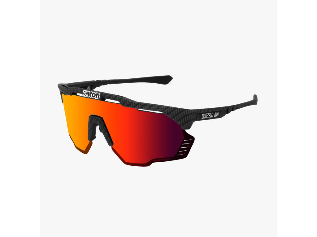 Scicon Aeroshade Kunken cykelbrille multimirror red / carbon matt Scicon Aeroshade Kunken cykelbrille multimirror red / carbon matt