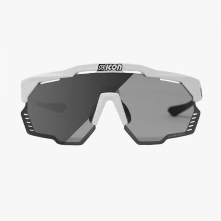 Scicon Aeroshade Kunken cykelbriller White Gloss Photochromic