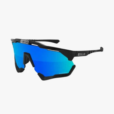 Scicon Aeroshade XL cykelbriller Black Gloss Multimirror Blue