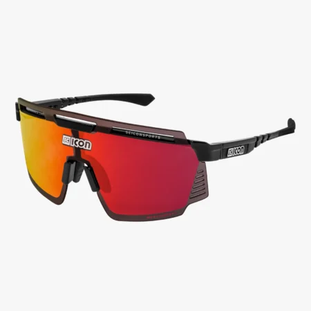 Scicon Aerowatt cykelbriller sort/multimirror rød