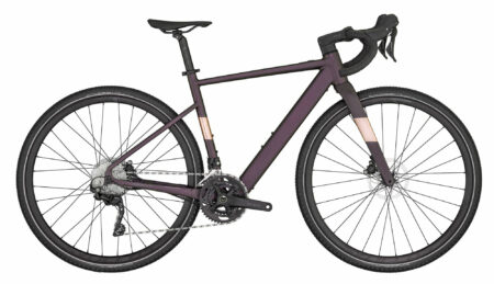 Scott Contessa Speedster Gravel eRIDE 25 Burgundy Purple 28" 250 Wh Diamant