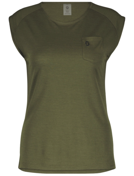 Scott Defined Merino Dame Tanktop Grøn