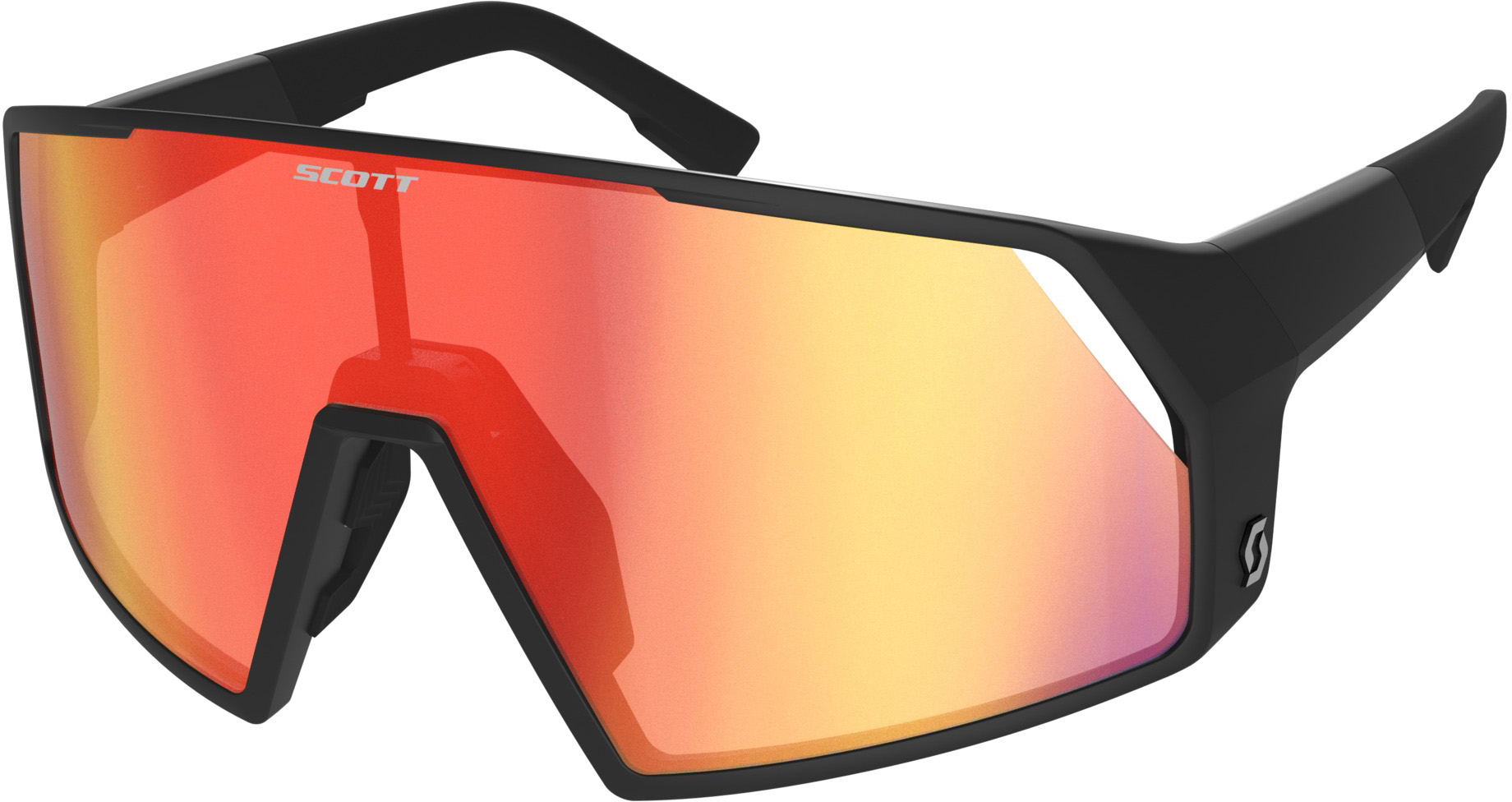 Scott Pro Shield Cykelbrille - Sort/Rød Scott Pro Shield Cykelbrille - Sort/Rød