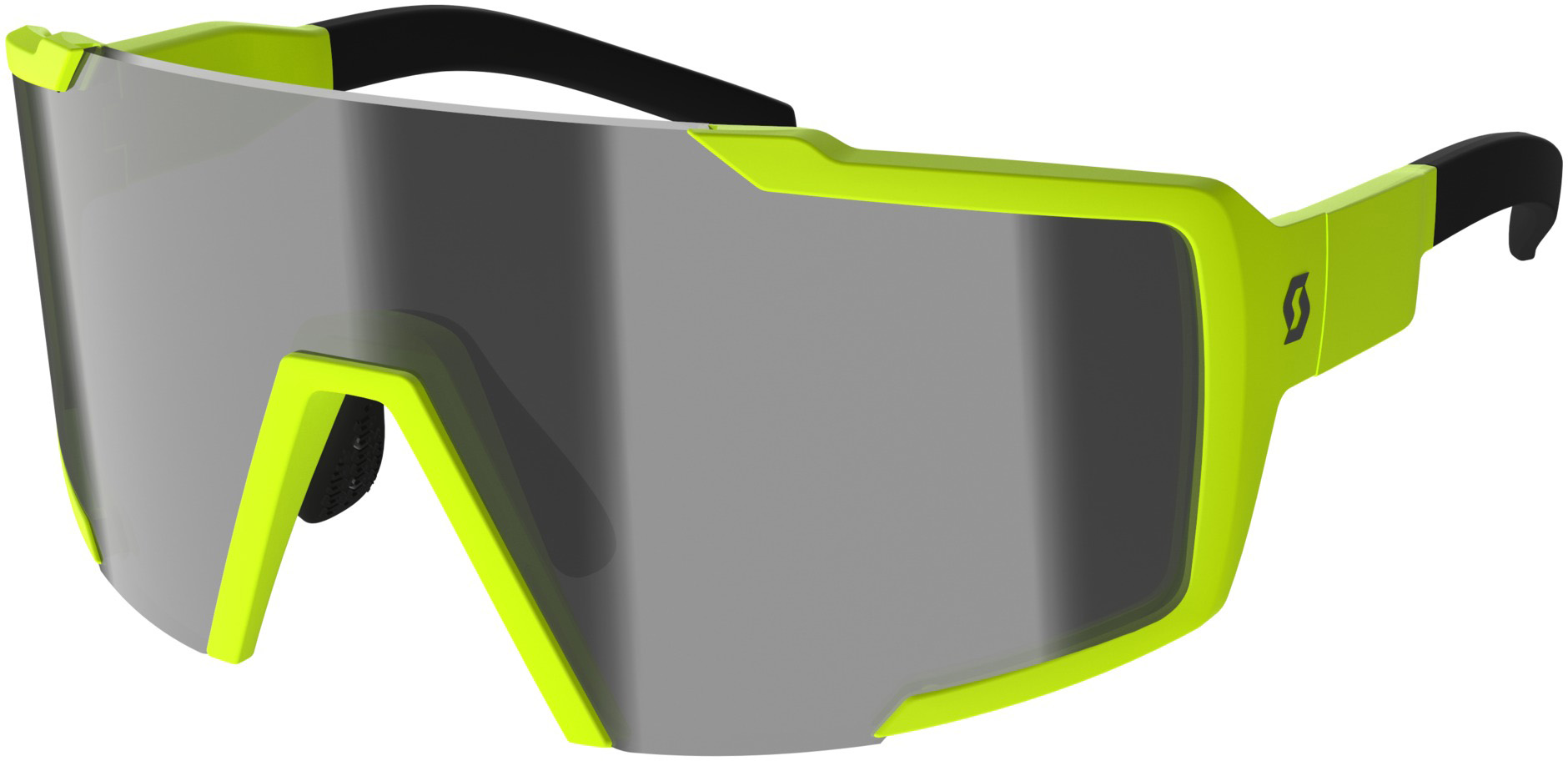 Scott Shield Compact LS Cykelbrille - Fotokromisk - Gul Scott Shield Compact LS Cykelbrille - Fotokromisk - Gul