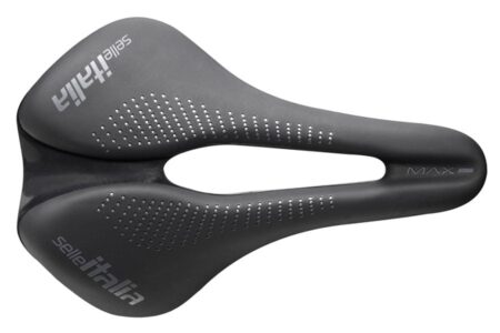 Selle Italia Max Novus Boost Evo TI 316 Gel Superflow Sadel - Sort