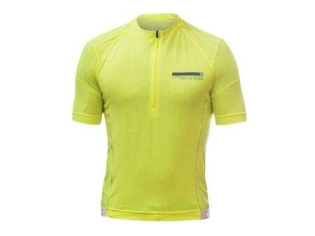 Sensor Coolmax Entry - Cykeltrøje korte ærmer - Neon gul - Str. M