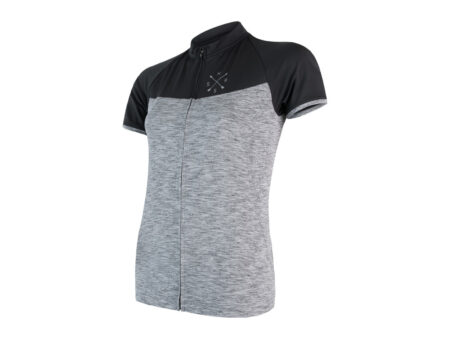 Sensor Motion FZ Jersey - Dame Cykeltrøje med kort ærme - Grå/Sort - Str. L