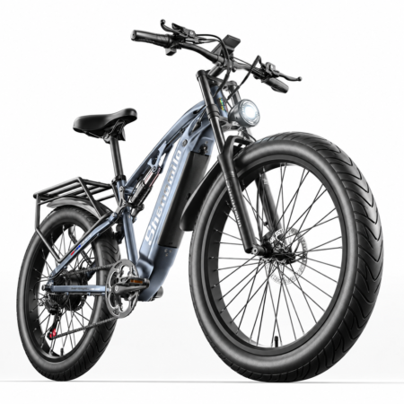 Shengmilo MX05 Elcykel 1000W Peak Motor 48V 17.5Ah Batteri 80KM Rækkevidde 26" Fat Tire Mountainbike 7 Gear