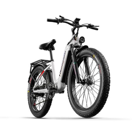 Shengmilo MX06 elcykel 26'' bredt dæk 1000W motor 48V/17,5Ah Samsung batteri, maksimal hastighed 42km/t, marchrækkevidde 60~90km voksen elcykel